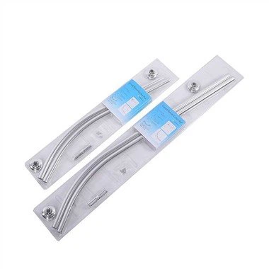 구부러진 조정 가능한 샤워 커튼 막대