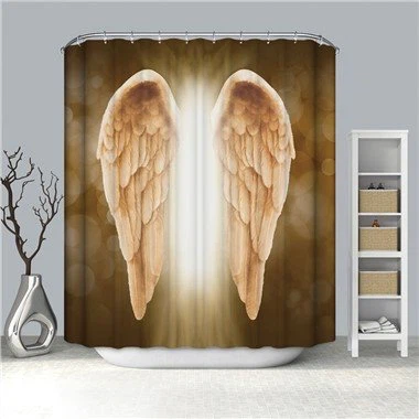 폴리에스터 욕실 샤워 커튼