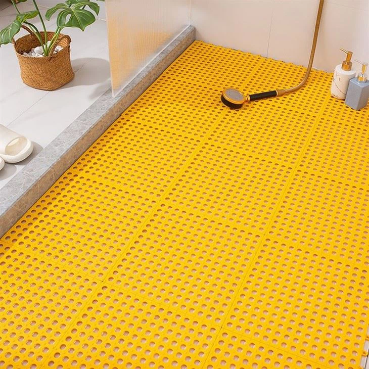 Tailored Bathroom Non-slip Mat Bathroom Full Spread Spliced Foot Mat Toilet Thickened Water-proof Anti-fall Mat