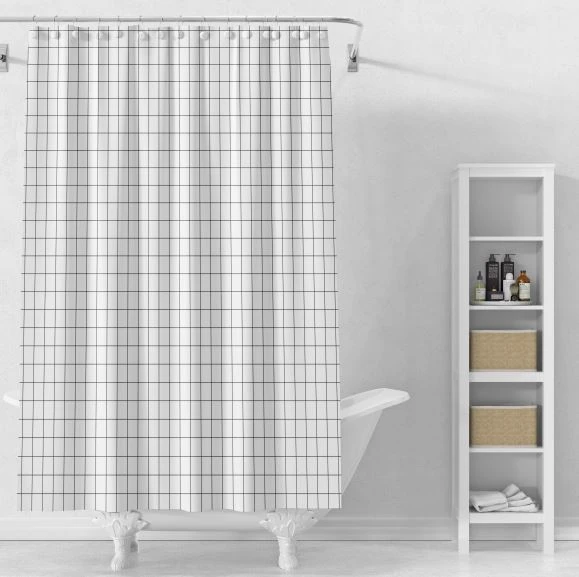 Checkerboard Shower Curtain best